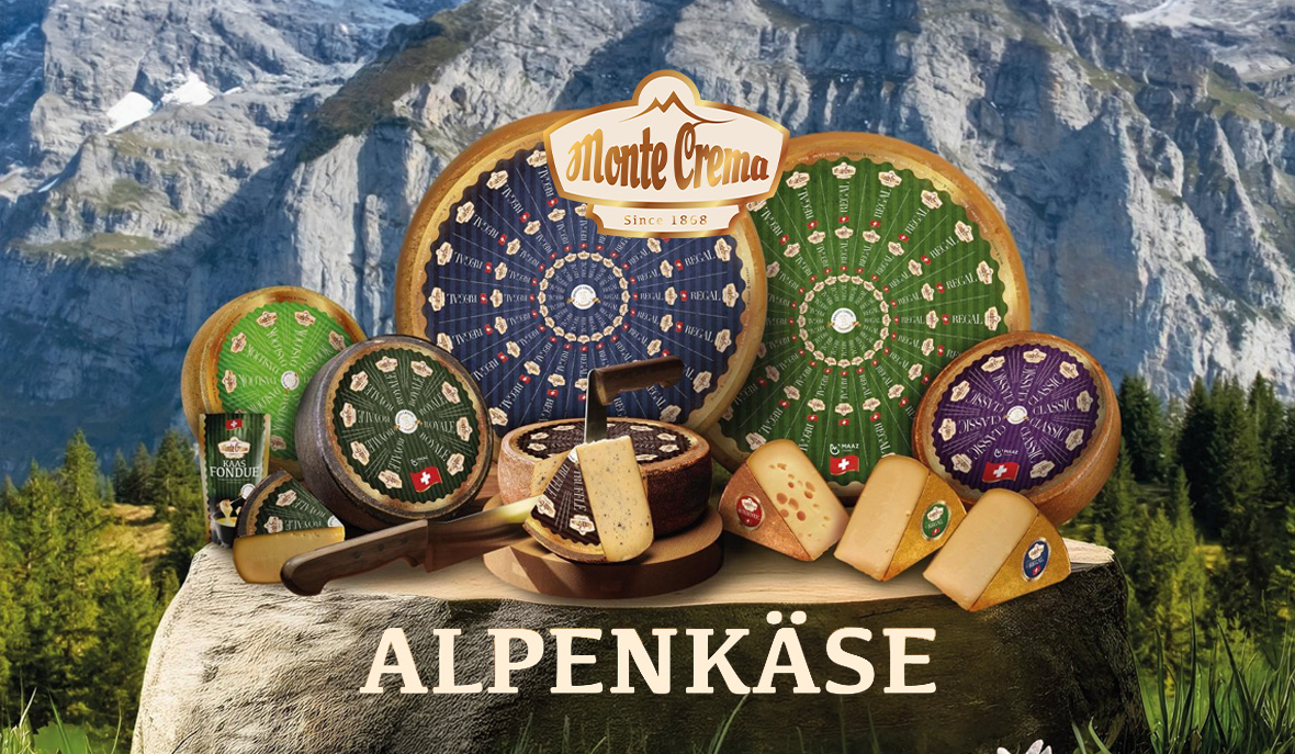 Monte Crema concept | Zwitserse klasse Alpenkäse